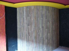 Obloga zidova bambus štapovima