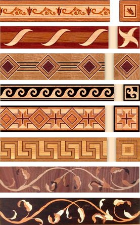 umetci furnir lajsni u intarziji