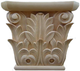 Kapitel od rezbarenog drveta